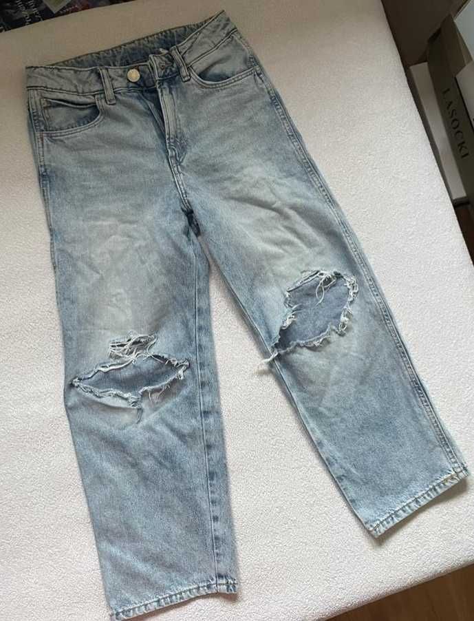 spodnie jeansowe h&m rozmiar 140