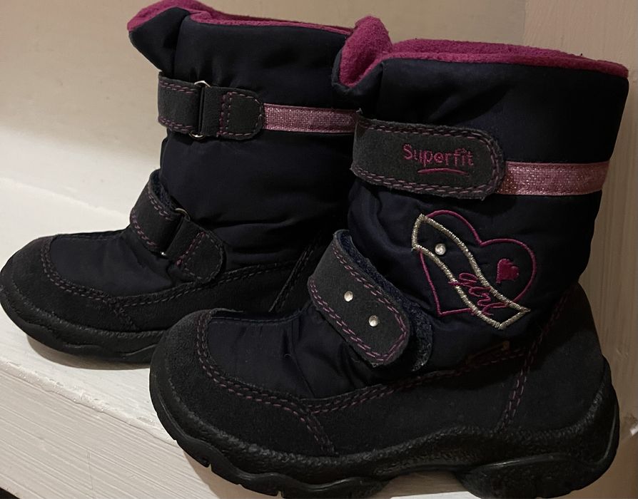 Дитячі зимові черевики superfit 24;25 ;26  15; 16; 17 см