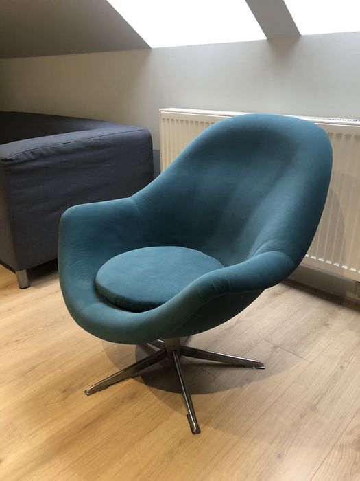 Fotel obrotowy vintage po renowacji