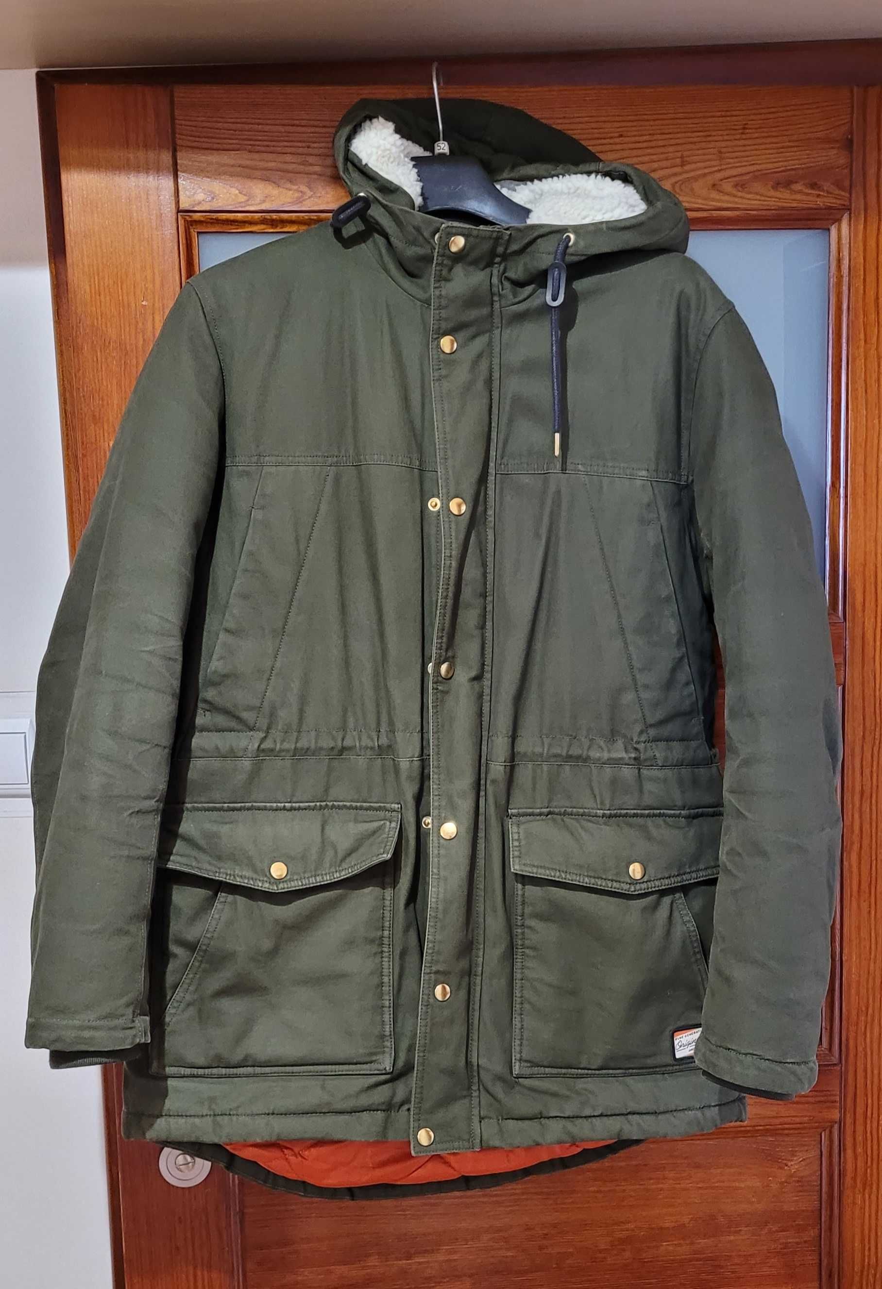 Jack & Jones Zimowa Męska Kurtka Parka rozmiar L