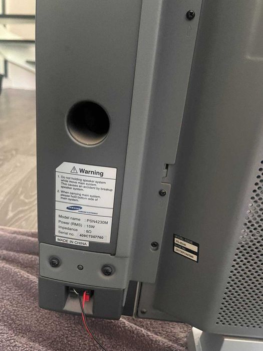 Telewizor Samsung (Plazma) + Głośniki
