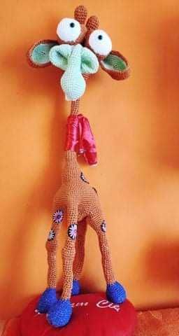 Super żyrafa zabawka handmade