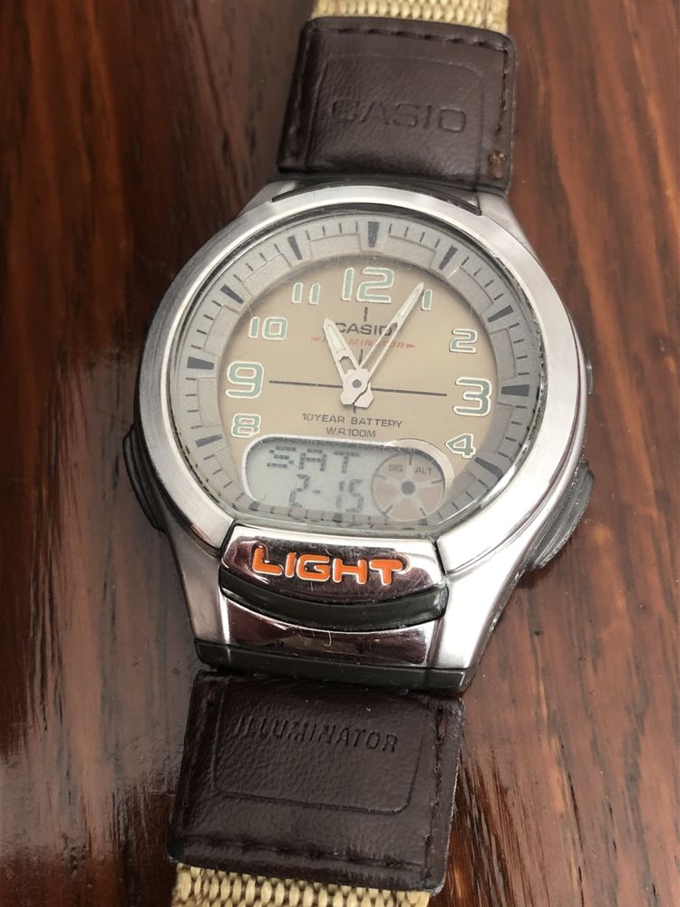 Zegarek męski japońskiej marki Casio Illuminator Japan Movt Vintage