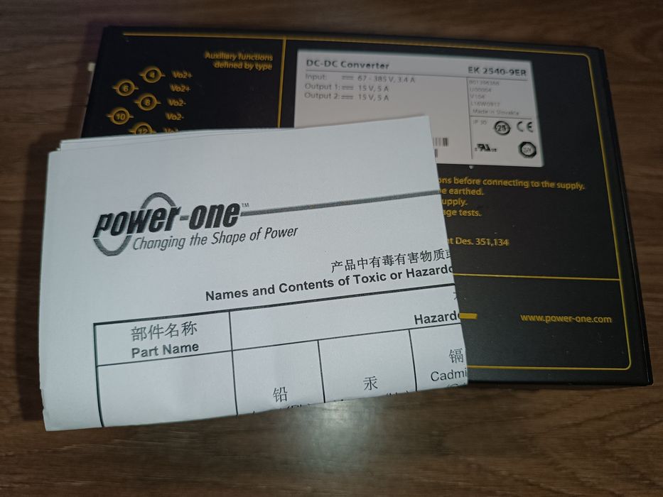 Przetwornica Power One DC/DC