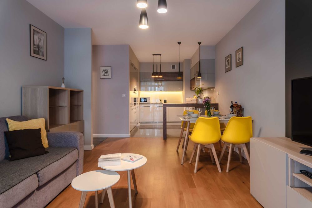 Przytulny apartament z tarasem 55 m Wrocław *Gwiaździsta 12*