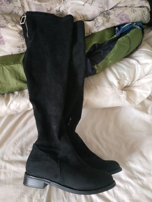 Ботфорти високі нові замша нубук 39 р