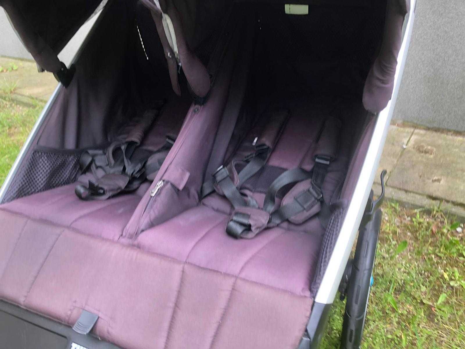 Wózek bliźniaczy THULE URBAN GLIDE 2 DOUBLE Super Stan Jogging