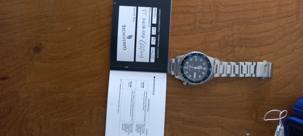 Relógio Automático "TECNOTEMPO " Novo com garantia.