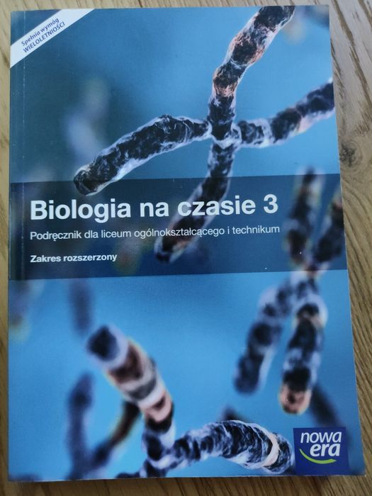 Biologia na czasie 3 podręcznik dla liceum i technikum zakres rozszerz