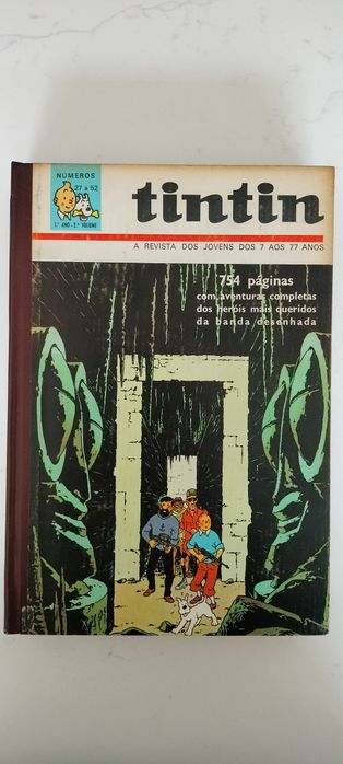 Tintin revista - varios volumes encadernados capa dura orig Bertrand