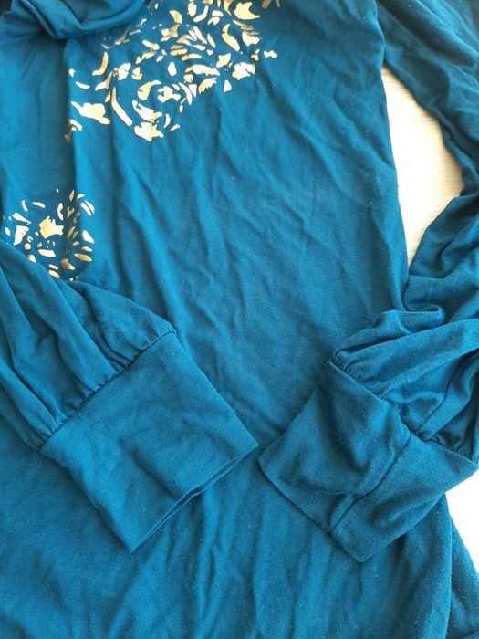 Camisola azul/dourada S