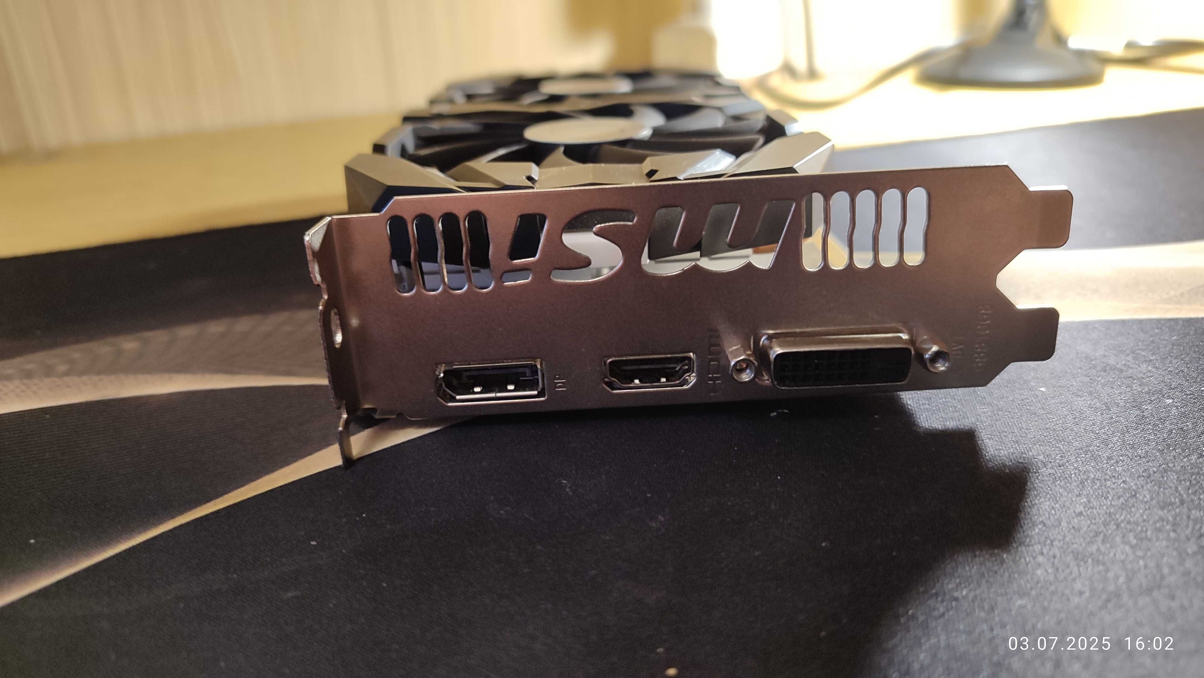 Продаеться MSI GeForce GTX 1060 3GT OC (читаєм опис)