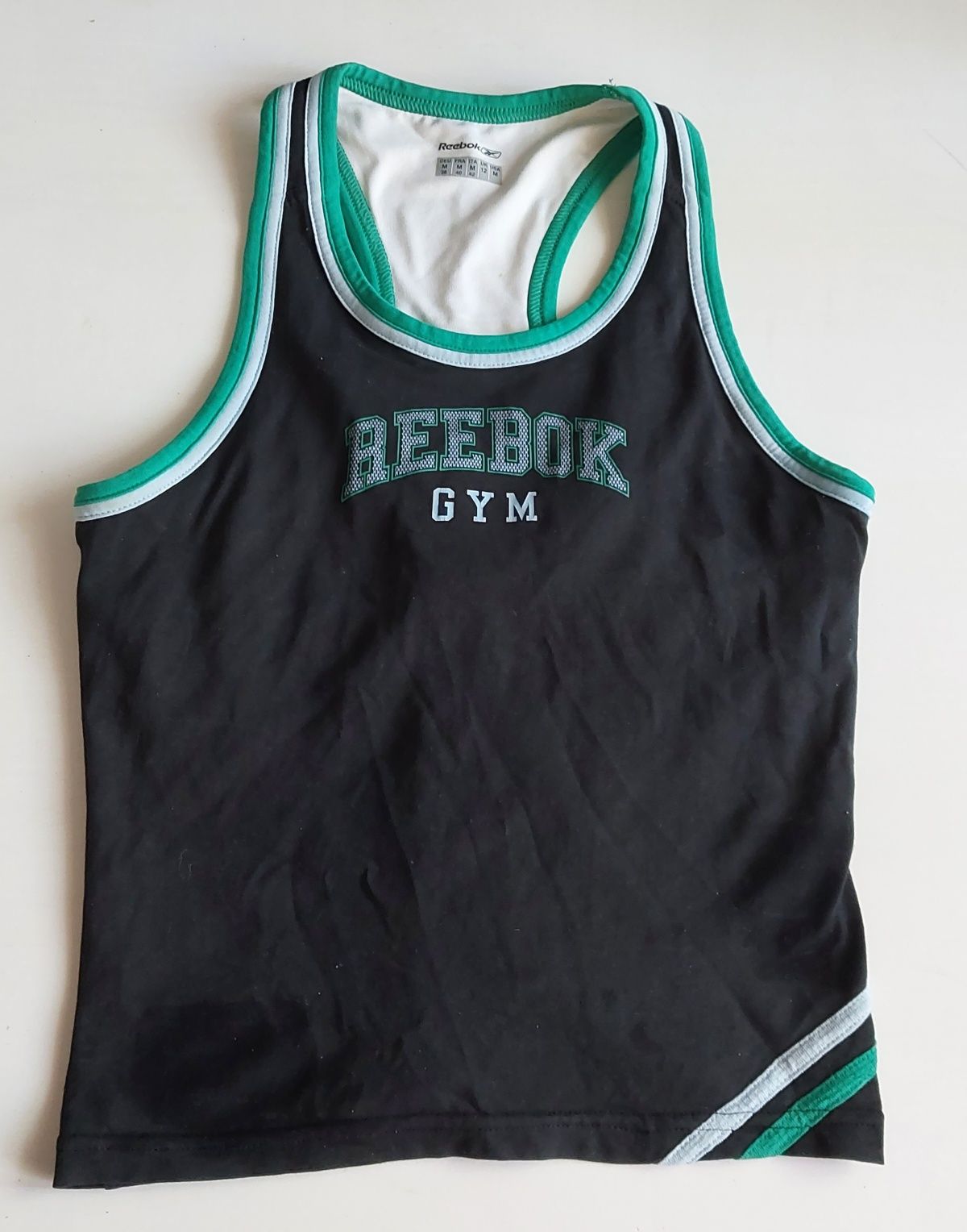 Reebok strój Fitness na ramiączka tank top czarny