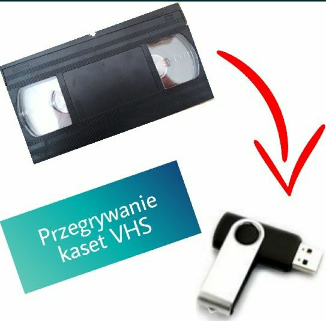 Przegrywanie kaset VHS i innych