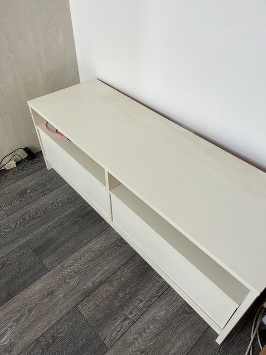 Szafka rtv pod tv telewizor regał ikea biały billy benno półka