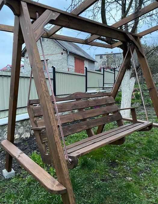 КРАСУНЯ, ПЕРЕСИЛКА, гойдалка качеля дерев'яна садова
