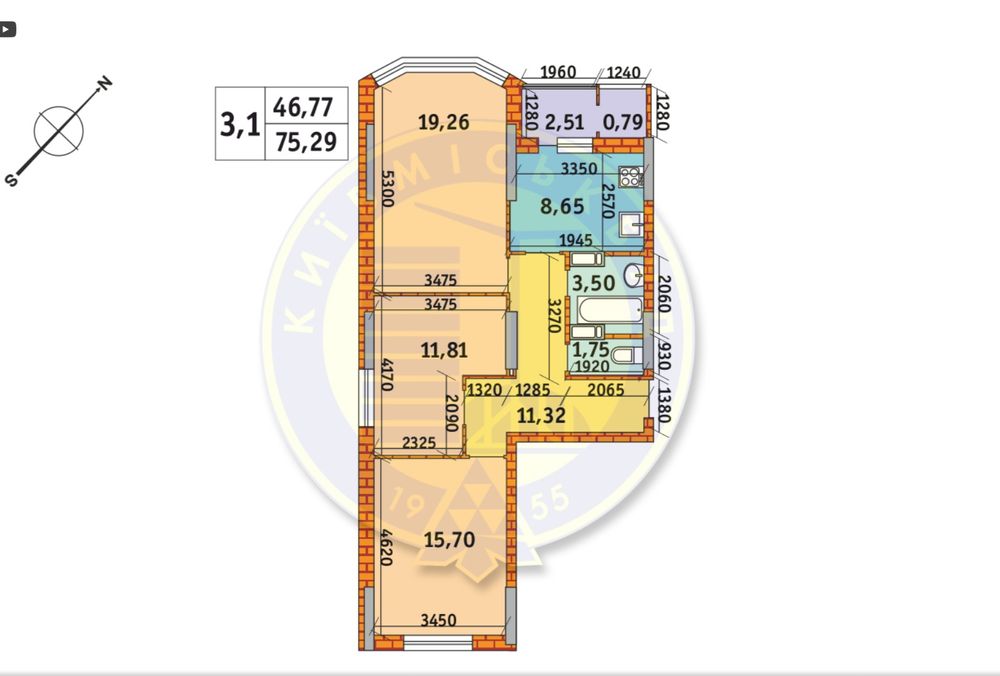 3К.  ЖК Оберіг -2