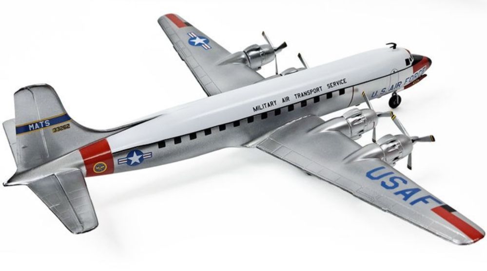 Academy 12634 samolot USAF C-118 Liftmaster model do sklejania 1:144