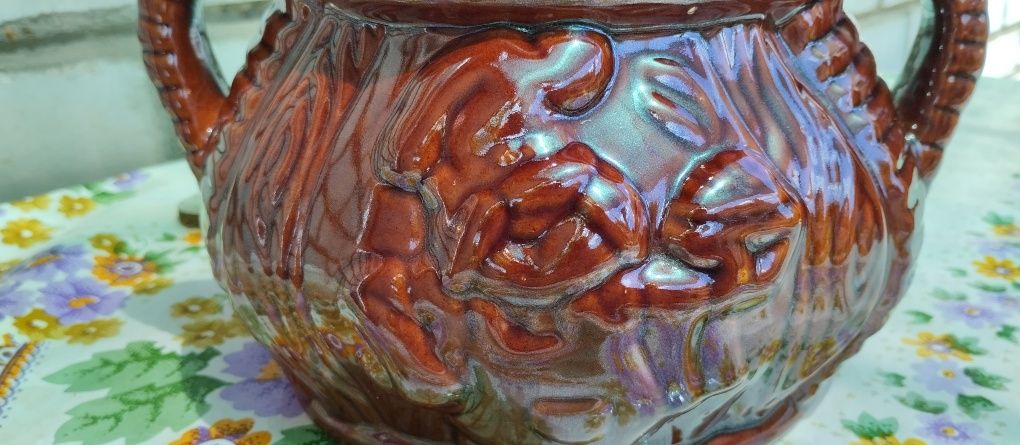 Керамічна каструля супниця глиняна посуда