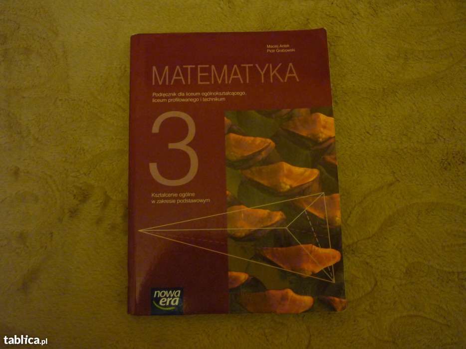 podręcznik do matematyki do 3 klasy liceum