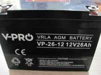 Akumulator AGM VRLA VPRO 26Ah 12V Volt Polska