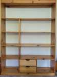 Regał sosnowy na książki biblioteczka