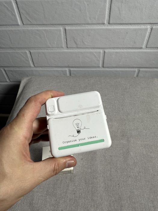 Портативний термопринтер з Bluetooth + рулон термопаперу