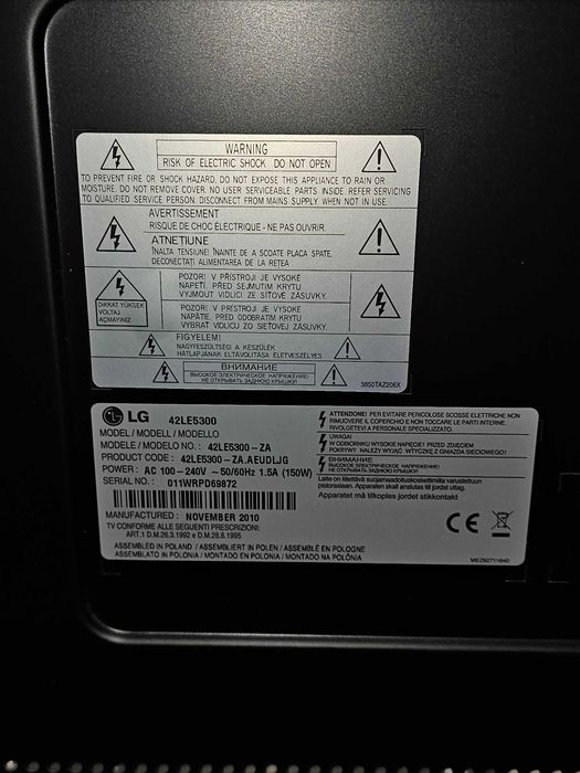 Telewizor LG 42 cale + dekoder