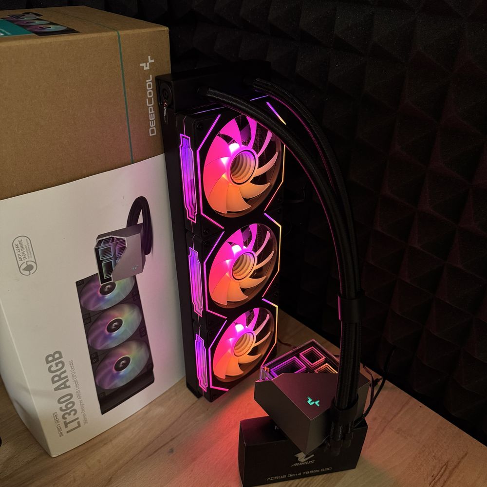 Водянка DeepCool LT 360 Argb рідинне охолодження, кулер