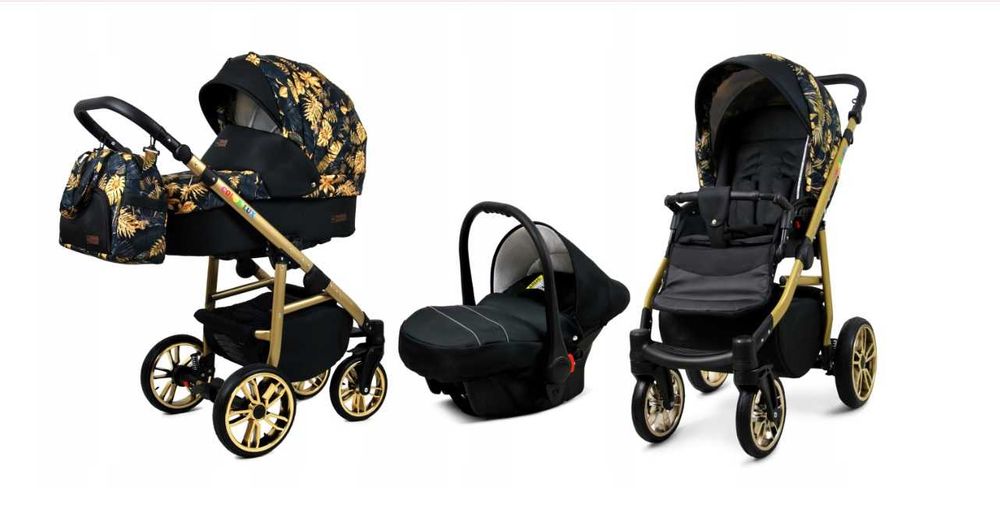 Wózek dziecięcy 3w1 BabyLux Color Lux ALU