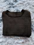 Sweter z błyszczącym wzorem