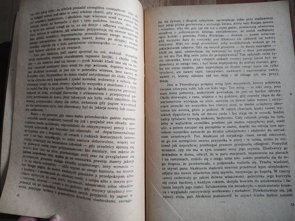 Szynel Opowiadania Mikołaj Gogol