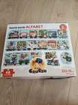 Puzzle Czuczu pociąg alfabet