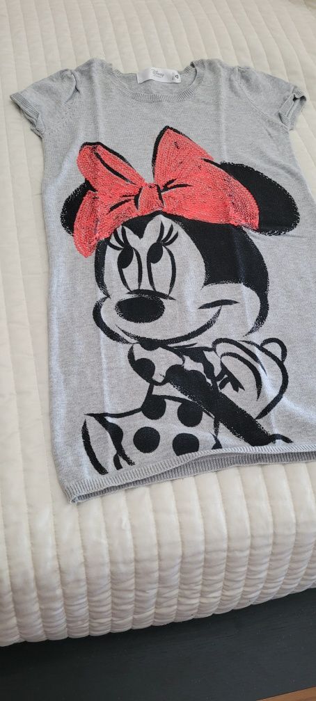 Vestido malha Disney Minnie Mouse