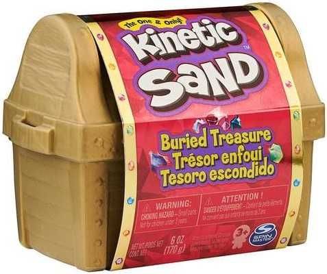 KINETIC SAND Piasek Kinetyczny Skarb Skrzynka B2