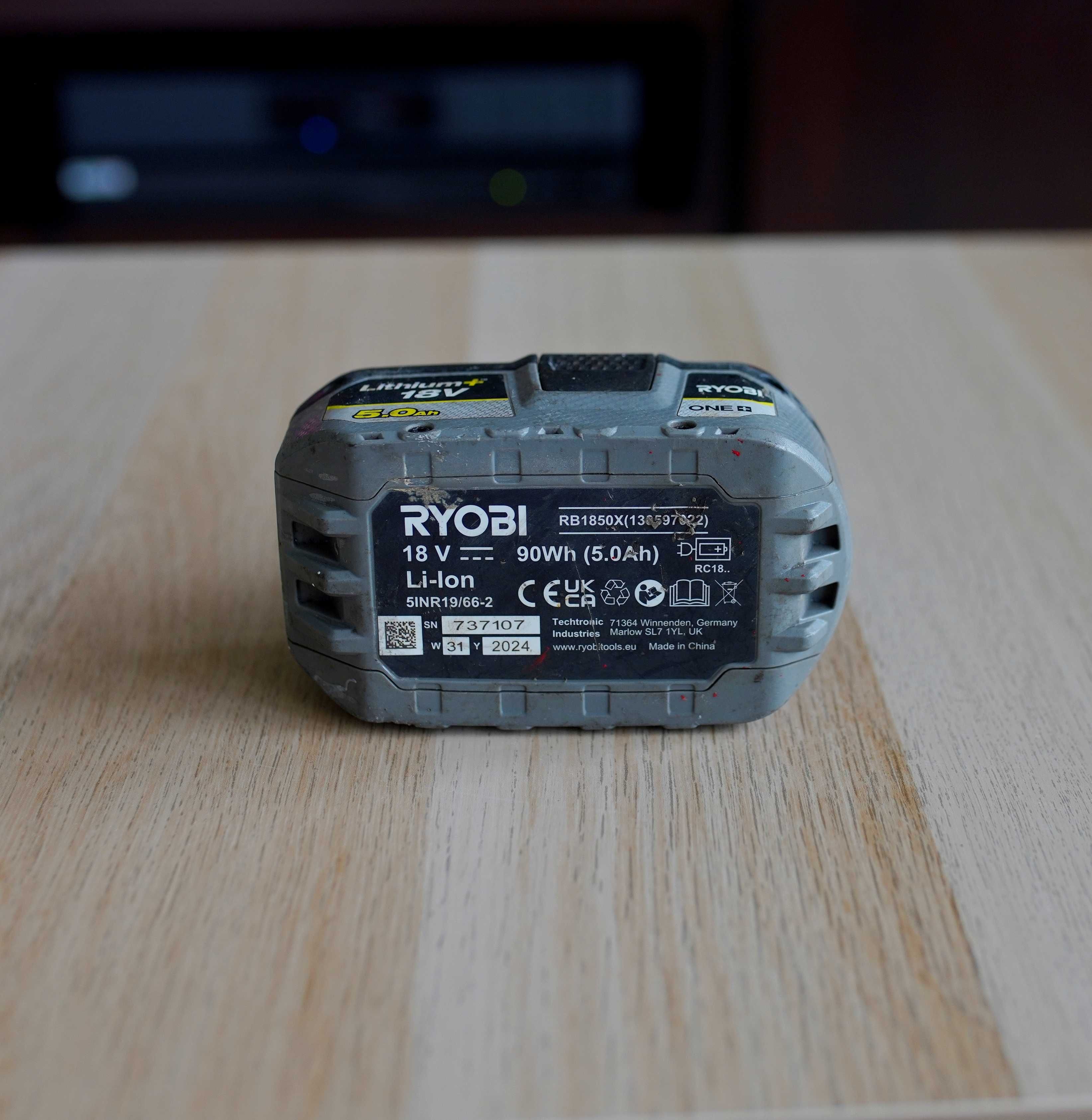 RYOBI AKUMULATOR Bateria 5,0Ah  2024r.