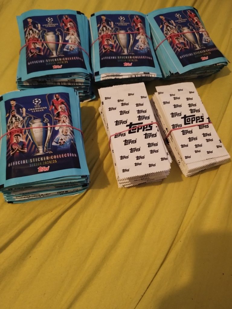 Topps champions league 2024/2025 saszetki cena za szt