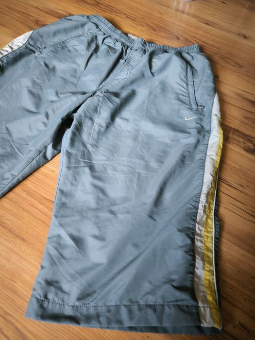 Nike Cortez spodenki męskie L za kolano lato siłownia szare grafit