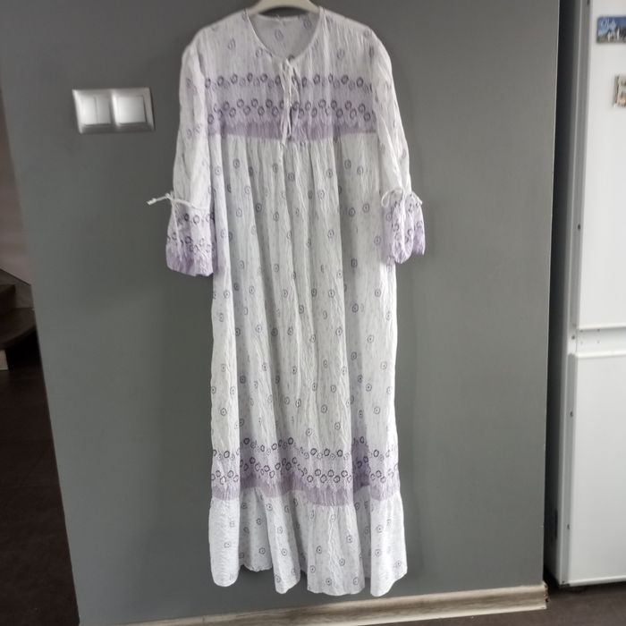 Długa koszula nocna z kory vintage