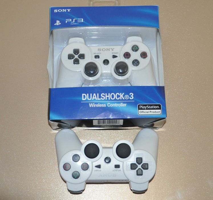 Джойстик на пс3 беспроводной геймпад ps3 белый