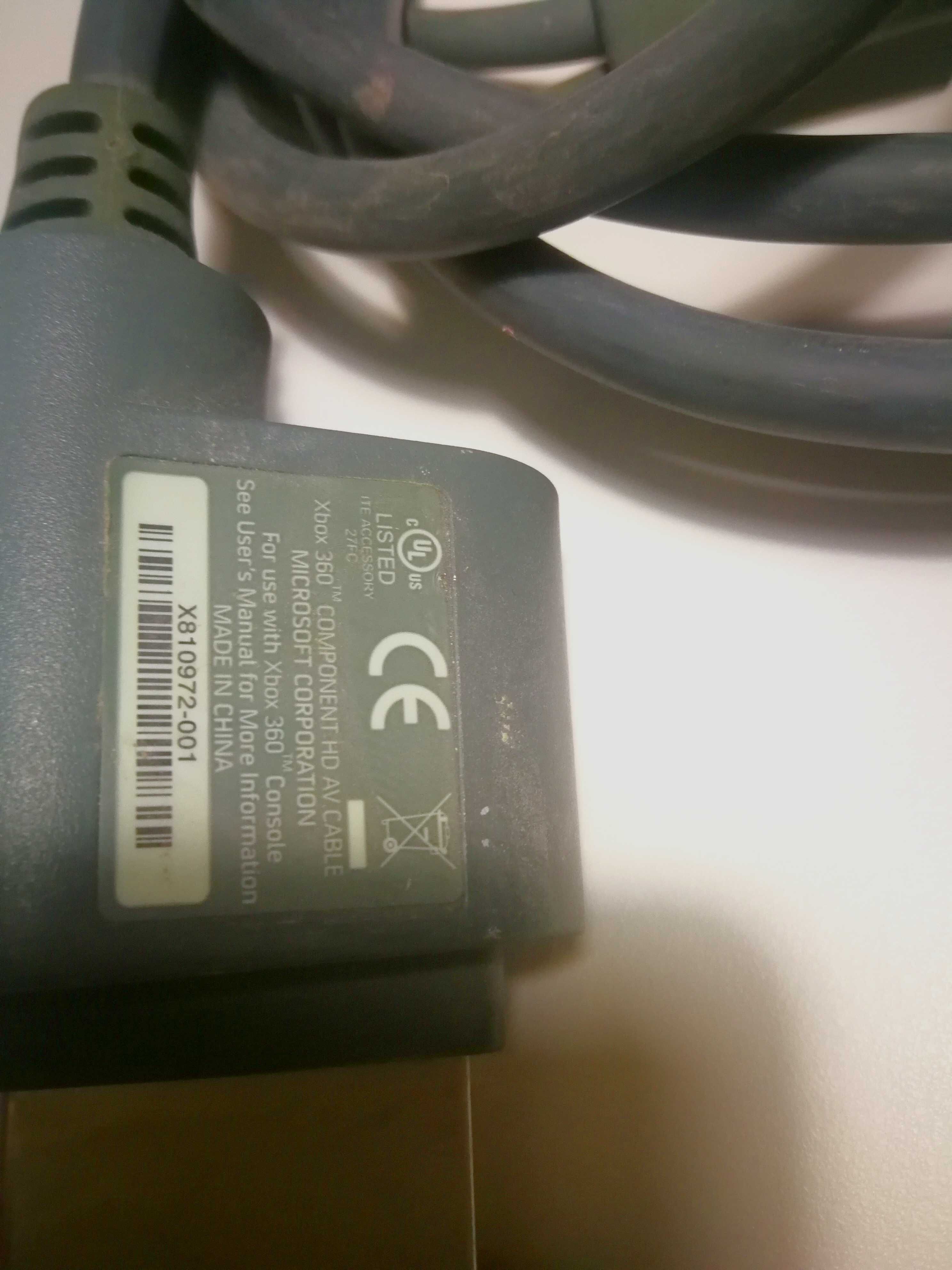 Oryginalny kabel Component HD do Xboxa 360 / Kabel HD do Xboxa 360