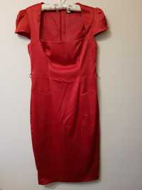 Czerwona sukienka 40 idealna na święta