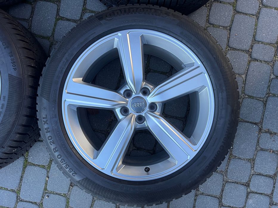 NOWE Koła Zima 20” Audi Q8 Q7 BMW 5x112 ET38 9J Continental 255/50/20