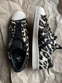 Adidas superstar 82 Black leopard. 12us