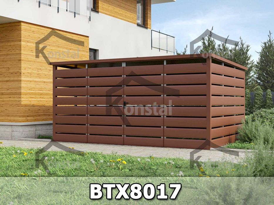 Wiata śmietnikowa panelowa 4x3 m Altana śmietnikowa - PRODUCENT