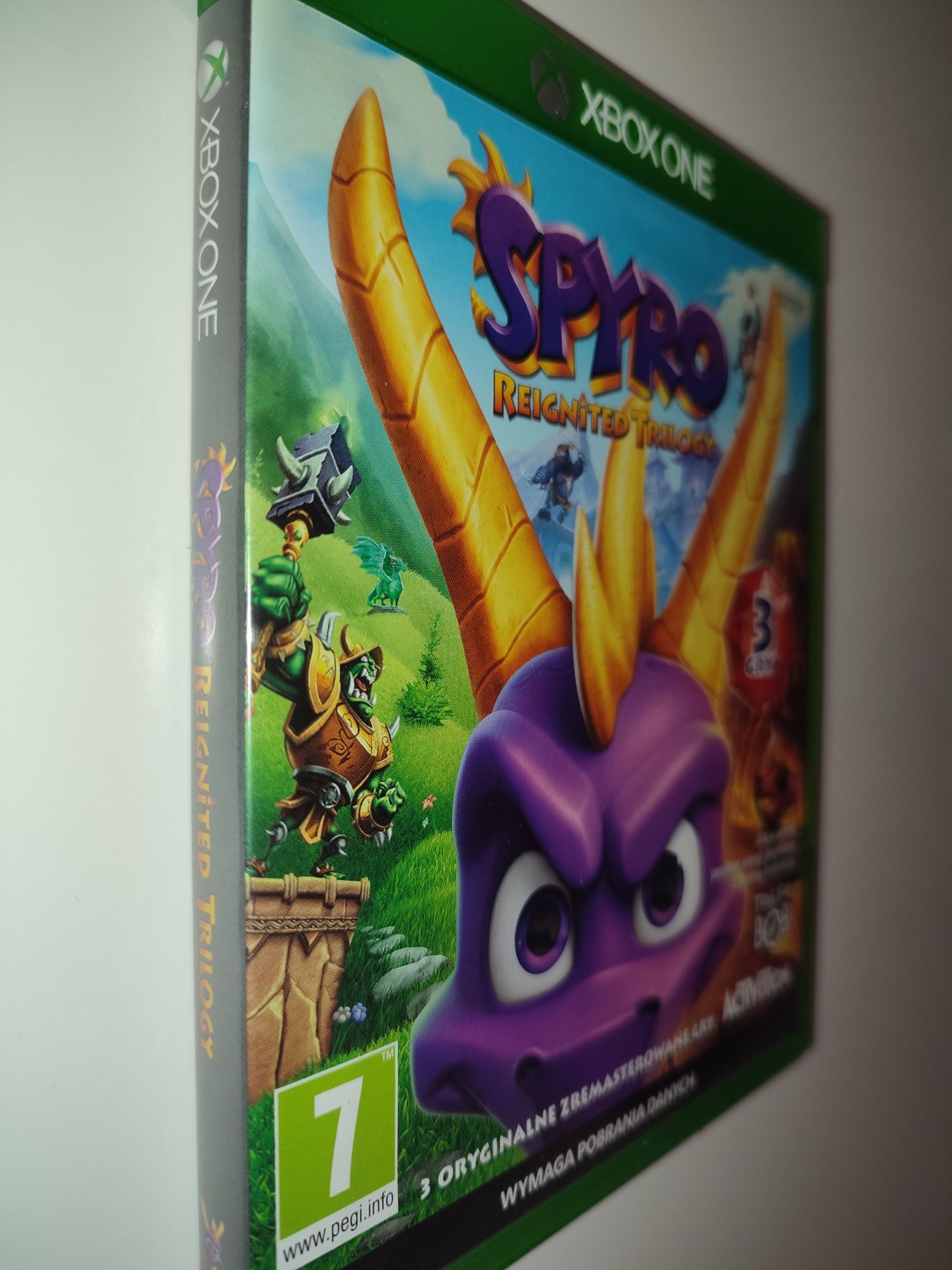 Gra Xbox One Spyro Trilogy PL 3 gry w 1
