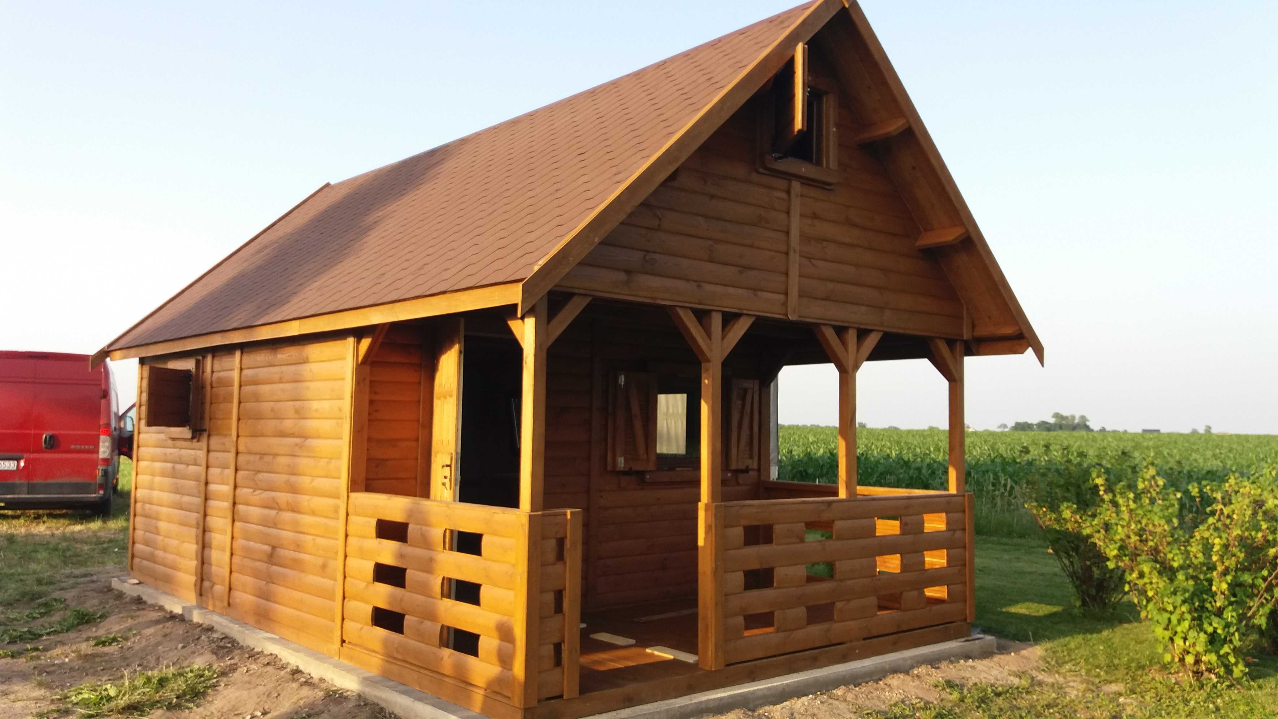 domek drewniany, domek letniskowy, ogrodowy , dom do 35m2,kryty gontem