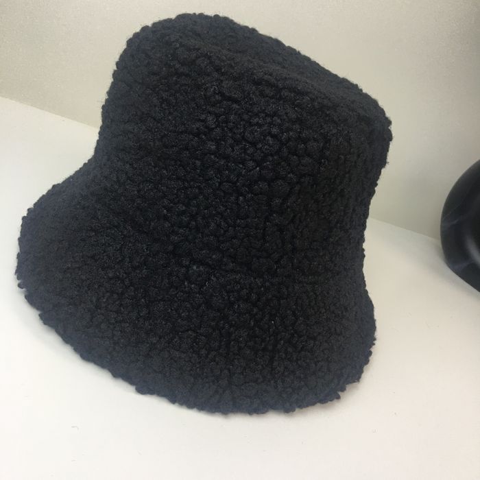 Тепла  двостороння панама Teddy Suede Combo Reversible Bucket Hat