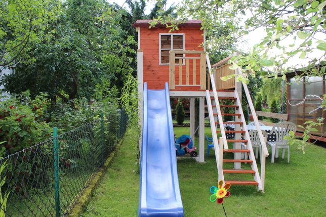 domek dla dzieci drewniany ogrodowy