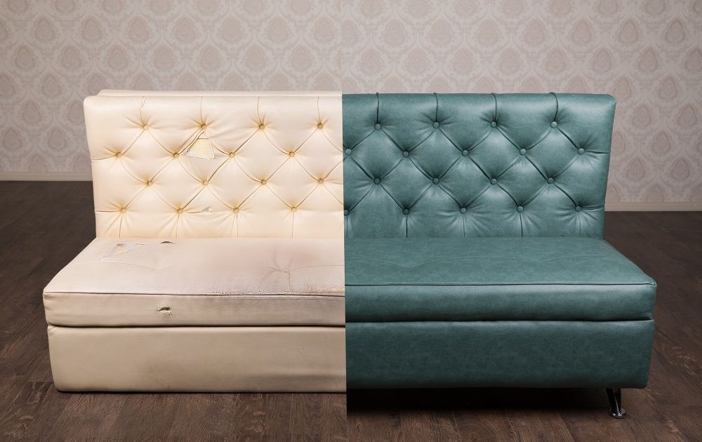 Перетяжка ремонт реставрація м'яких меблів.